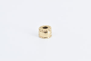 14K Pandora Beveled Spacer Clip Designer Slide Charm/Pendant Yellow Gold