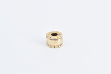 Load image into Gallery viewer, 14K Pandora Beveled Spacer Clip Designer Slide Charm/Pendant Yellow Gold