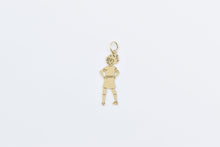 Load image into Gallery viewer, 14K Vintage Girl Daughter Cartoon Stylized Charm/Pendant Yellow Gold