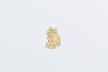 Load image into Gallery viewer, 14K Girl Dog Man&#39;s Best Friend Puppy Dog Mom Charm/Pendant Yellow Gold