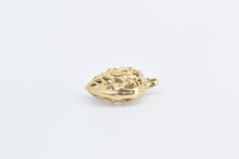 Load image into Gallery viewer, 14K Lotus Filigree Heart Love Symbol Charm/Pendant Yellow Gold