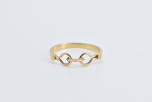 Load image into Gallery viewer, 14K Vintage Chain Link Fashion Stacking Band Ring Yellow Gold