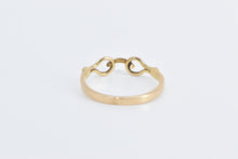 Load image into Gallery viewer, 14K Vintage Chain Link Fashion Stacking Band Ring Yellow Gold