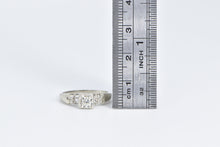 Load image into Gallery viewer, 14K 1940&#39;s 0.17 Ctw Diamond Three Stone Promise Ring White Gold