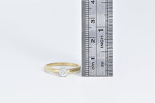 Load image into Gallery viewer, 14K 0.21 Ct Diamond Solitaire Classic Engagement Ring Yellow Gold