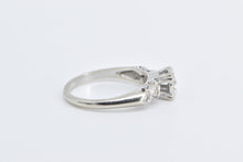 Load image into Gallery viewer, 14K 1940&#39;s Diamond Classic Promise Engagement Ring White Gold