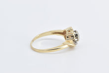 Load image into Gallery viewer, 14K 1950&#39;s Vintage Three Stone Diamond Statement Ring Yellow Gold