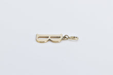 Load image into Gallery viewer, 14K B Block Letter Initial Monogram Name Charm/Pendant Yellow Gold