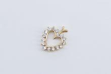 Load image into Gallery viewer, 14K 0.50 Ctw Diamond Heart Love Symbol Pendant Yellow Gold