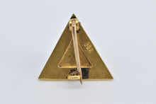 Load image into Gallery viewer, 14K Art Deco Enamel Award Lapel Pin Pin/Brooch Yellow Gold