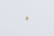 Load image into Gallery viewer, 14K 2.8mm Ball Sphere Round Stud Single Earring Yellow Gold