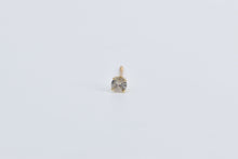 Load image into Gallery viewer, 14K 0.10 Ct Diamond Solitaire Single Stud Earring Yellow Gold