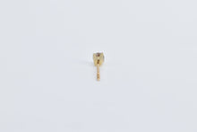 Load image into Gallery viewer, 14K 0.10 Ct Diamond Solitaire Single Stud Earring Yellow Gold