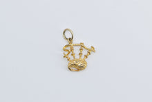 Load image into Gallery viewer, 9K 3D Bag Pipe Scottish Music instrument Scotland Charm/Pendant Yellow Gold