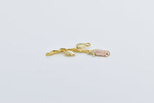 Load image into Gallery viewer, 10K Rose Two Tone Romantic Flower Valentine Charm/Pendant Yellow Gold