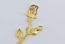 Load image into Gallery viewer, 10K Rose Two Tone Romantic Flower Valentine Charm/Pendant Yellow Gold