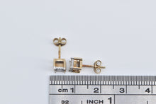 Load image into Gallery viewer, 10K Vintage Diamond Classic Solitaire Stud Earrings Yellow Gold