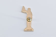 Load image into Gallery viewer, 10K Lady Justice Scales Liberty Symbol Karma Charm/Pendant Yellow Gold