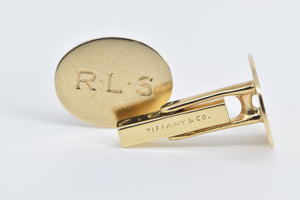 14K Tiffany & Co. R L S Monogram Vintage Initial Cuff Links Yellow Gold