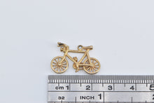 Load image into Gallery viewer, 9K 3D Articulated Bicycle Bike Travel Charm/Pendant Yellow Gold