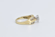 Load image into Gallery viewer, 10K Vintage Marquise Diamond Engagement Ring Yellow Gold