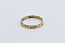 Load image into Gallery viewer, 10K 1.8mm Victorian Blossom Baby Band Ring Yellow Gold