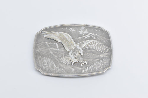 Sterling Silver 200th Anniversary Bald Eagle Commemorative Belt Buckle