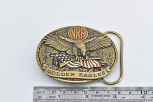 Bronze NRA Golden Eagles National Rifle Association Belt Buckle