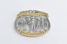 Load image into Gallery viewer, Sterling Silver Gold Plated Daniel Boone 250th Anniversary Belt Buckle