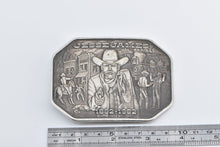 Load image into Gallery viewer, Sterling Silver Jesse James Commem. 100th Anniversary Belt Buckle