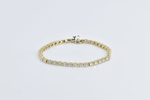 Load image into Gallery viewer, 14K 4.50 Ctw Diamond Classic Tennis Bracelet 7&quot; Yellow Gold