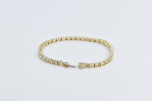 Load image into Gallery viewer, 14K 4.50 Ctw Diamond Classic Tennis Bracelet 7&quot; Yellow Gold