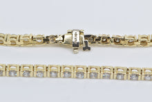 Load image into Gallery viewer, 14K 4.50 Ctw Diamond Classic Tennis Bracelet 7&quot; Yellow Gold