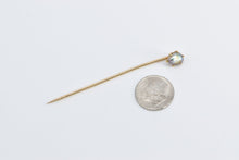 Load image into Gallery viewer, 14K Victorian Tahitian Pearl Baroque Pearl Stick Pin Yellow Gold