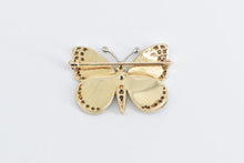 Load image into Gallery viewer, 14K 0.52 Ctw Diamond Butterfly Beauty Symbol Pin/Brooch Yellow Gold