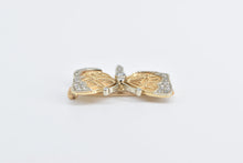 Load image into Gallery viewer, 14K 0.52 Ctw Diamond Butterfly Beauty Symbol Pin/Brooch Yellow Gold