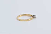 Load image into Gallery viewer, 18K 0.22 Ct Diamond Solitaire Classic Engagement Ring Yellow Gold