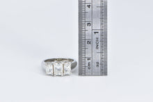 Load image into Gallery viewer, 14K 2.00 Ctw Radiant Moissanite Engagement Ring White Gold