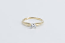 Load image into Gallery viewer, 14K 0.38 Ct Diamond Solitaire Classic Engagement Ring Yellow Gold