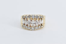 Load image into Gallery viewer, 14K 2.00 Ctw Marquise Diamond Graduated Band Ring Yellow Gold