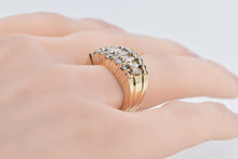 Load image into Gallery viewer, 14K 2.00 Ctw Marquise Diamond Graduated Band Ring Yellow Gold