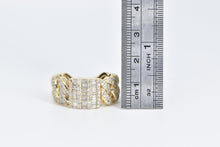 Load image into Gallery viewer, 14K 1.75 Ctw Baguette Diamond Men&#39;s Chain Fashion Ring Yellow Gold