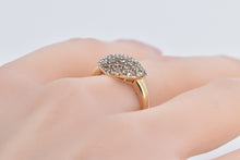 Load image into Gallery viewer, 14K 1.00 Ctw Pave Fancy Brown Diamond Heart Love Ring Yellow Gold