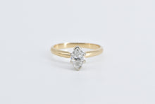 Load image into Gallery viewer, 14K 0.91 Ct Marquise Diamond Solitaire Engagement Ring Yellow Gold