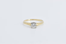 Load image into Gallery viewer, 14K 0.30 Ct Diamond 1940&#39;s Solitaire Engagement Ring Yellow Gold