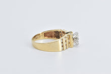 Load image into Gallery viewer, 14K 1.10 Ctw Marquise Diamond Striped Engagement Ring Yellow Gold