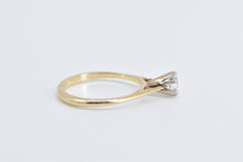 Load image into Gallery viewer, 14K 0.45 Ct Euro Diamond Solitaire Engagement Ring Yellow Gold