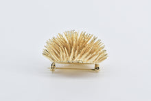 Load image into Gallery viewer, 14K 0.30 Ct Diamond Solitaire Sea Urchin Pom Ball Pin/Brooch Yellow Gold