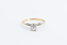 Load image into Gallery viewer, 14K 1940&#39;s 0.23 Ctw Diamond Promise Engagement Ring Yellow Gold