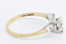 Load image into Gallery viewer, 14K 1940&#39;s 0.23 Ctw Diamond Promise Engagement Ring Yellow Gold